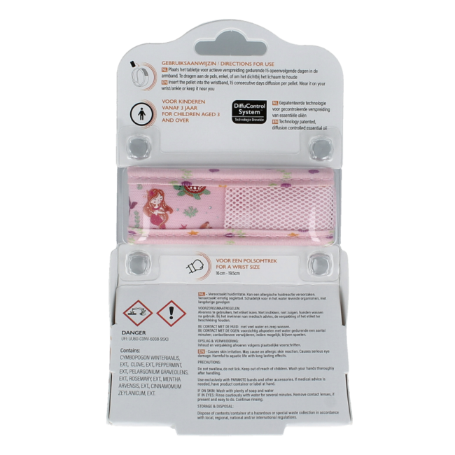 Pulsera antimosquitos infantil sirena 1 unidad