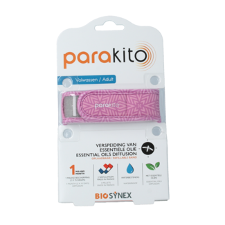 Parakito Pulsera antimosquitos adultos violeta 1 unidad