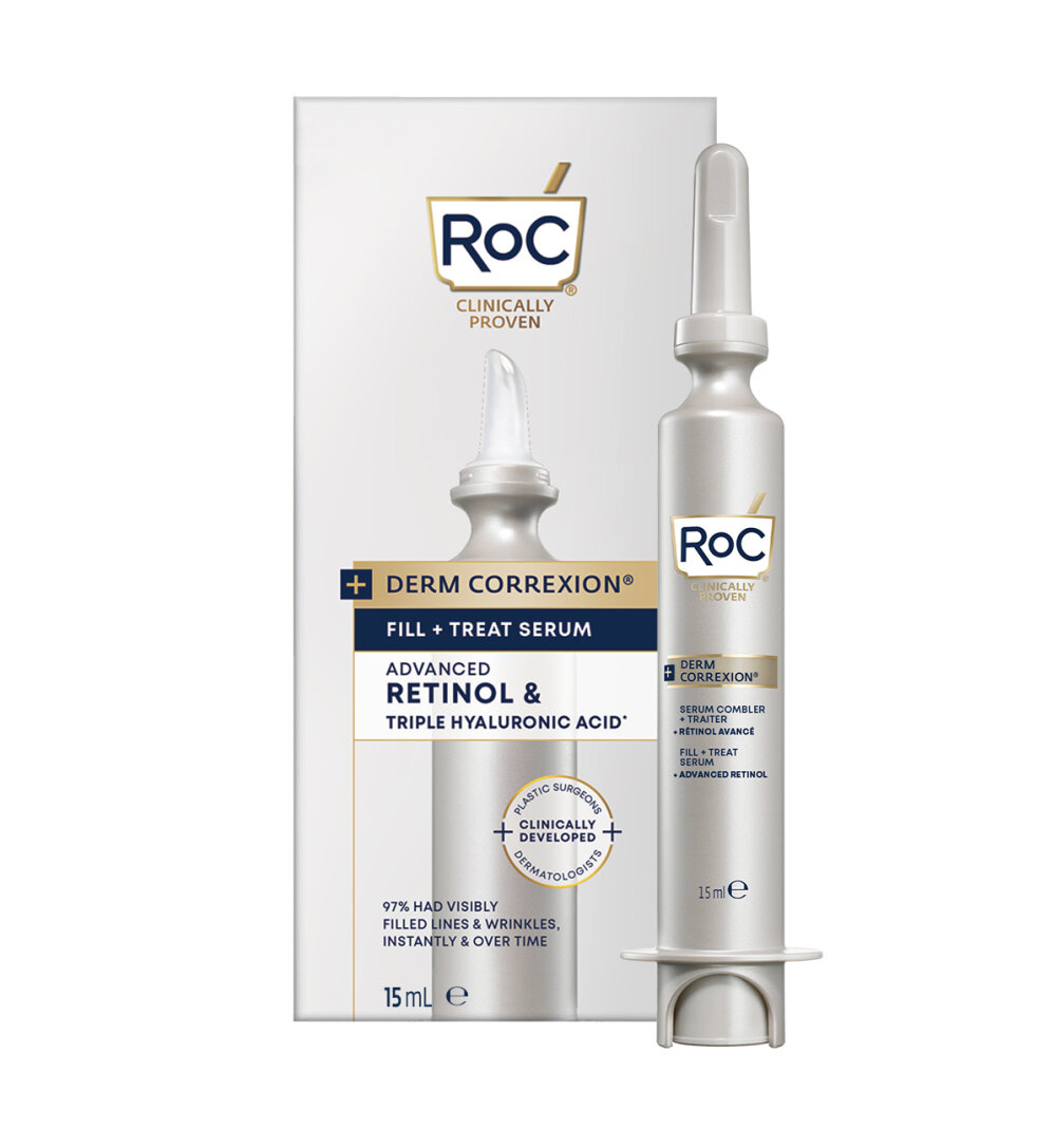 ROC Derm correxion fill + treat serum 15 mililitros