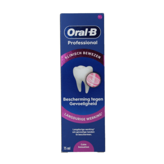 Oral B Professional Calming Sensitive Protect toothpaste 75 Millilitres