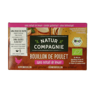 Natur Compagnie Hühnerbrühwürfel ohne Hefe Bio 8 Stück