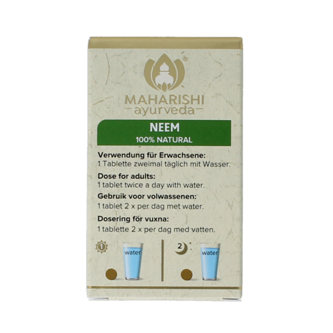 Neem Ayurvedic Single Herb Natural 60 Tablets