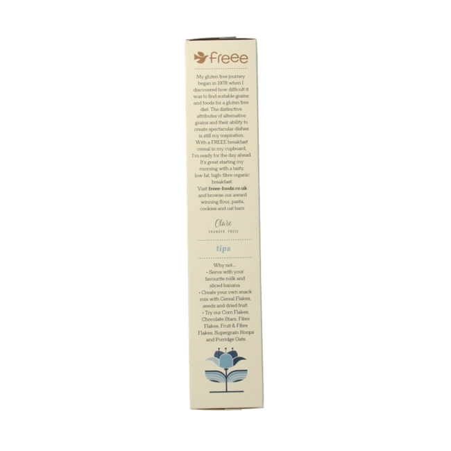 Glutenfreie Ballaststoff-Flocken Bio 375 Gramm