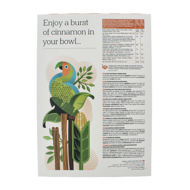 Anneaux à la cannelle sans gluten bio 300 g