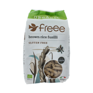 Doves Farm Glutenfreie Bio-Vollkornreis-Fusilli 500 Gramm