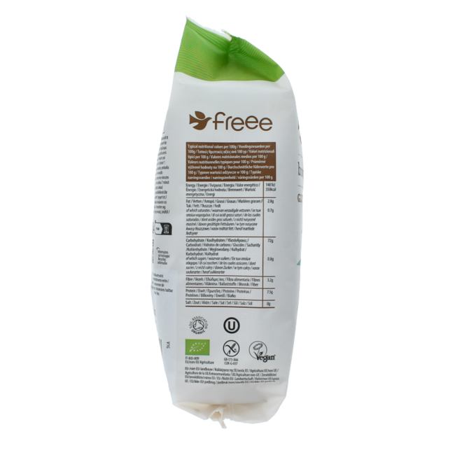 Organic gluten-free brown rice fusilli 500g