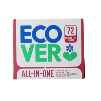 Ecover Pastillas para lavavajillas todo en uno 72 unidades