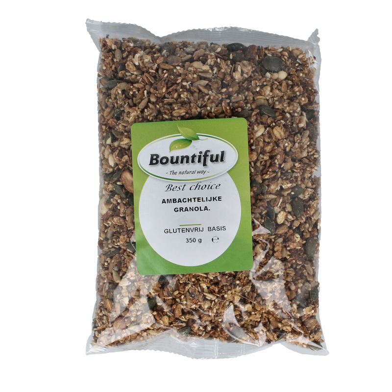 Bountiful Granola Artigianale Biologica Senza Glutine 350 Grammi