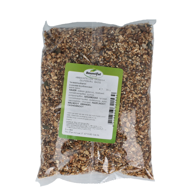 Handgemachtes Granola glutenfrei Bio 350 Gramm