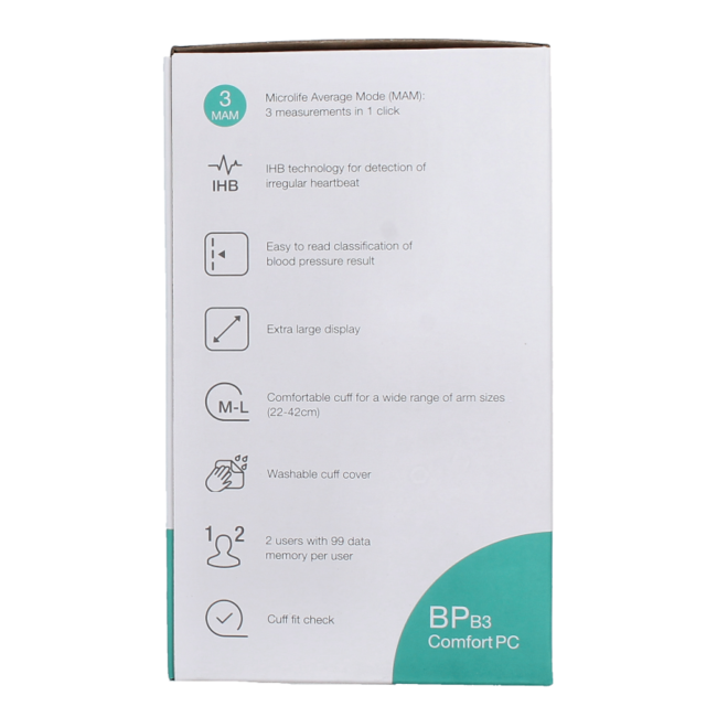 MIC BPB3 Comfort blood pressure monitor 1 Piece