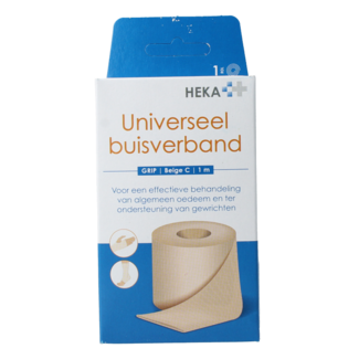 Heka Venda de compresión tubular Heka Grip beige C 1 metro