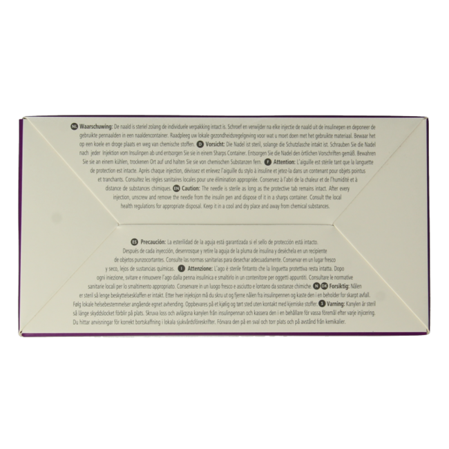 Agujas para pluma Quinta estériles 5 mm x 31G 100 unidades