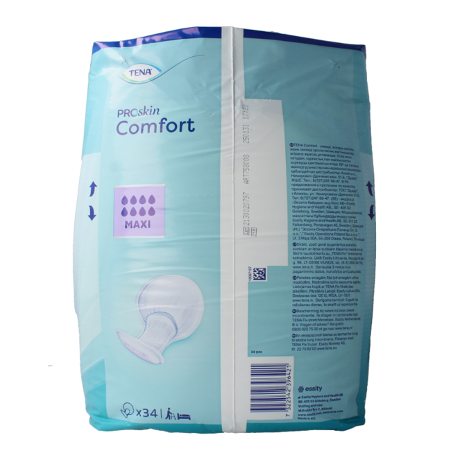 TENA ProSkin Comfort Maxi, 34 Stück