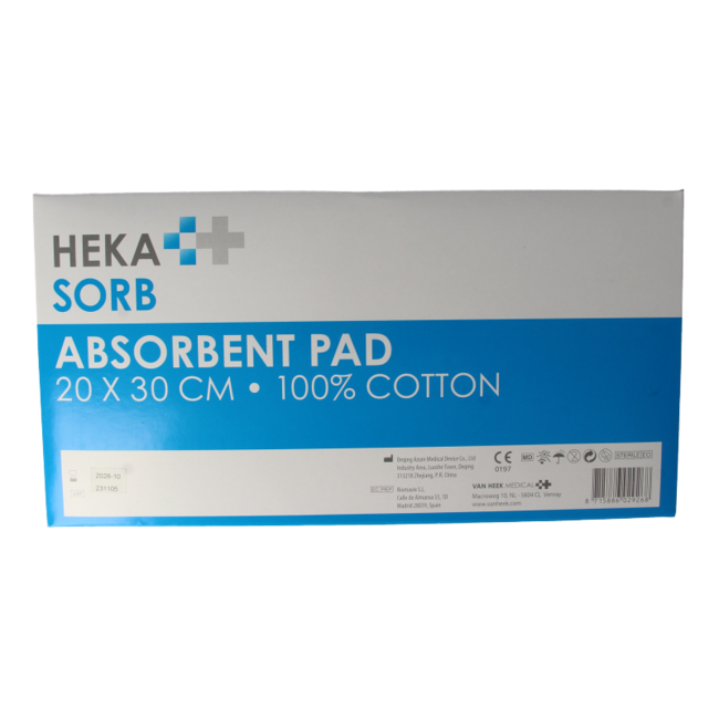 Saugfähiger Verband 20 × 30 cm steril 10 Stück