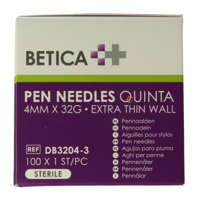 Quinta Pen-Nadeln steril 4 mm x 32G 100 Stück