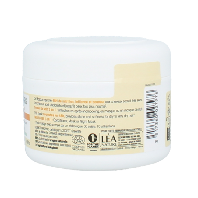 Mascarilla capilar nutritiva manteca de karité bio 200 mililitros