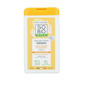 So Bio Etic Crème douche ultra-riche au beurre de karité 450 ml