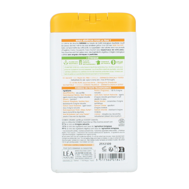 Ultra-rich shea butter shower cream 450ml