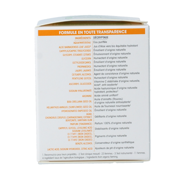 Crema hidratante potenciadora de luminosidad vitamina C bio 50 mililitros