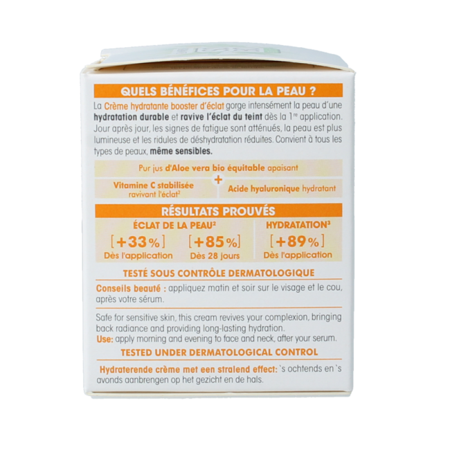 Crema hidratante potenciadora de luminosidad vitamina C bio 50 mililitros
