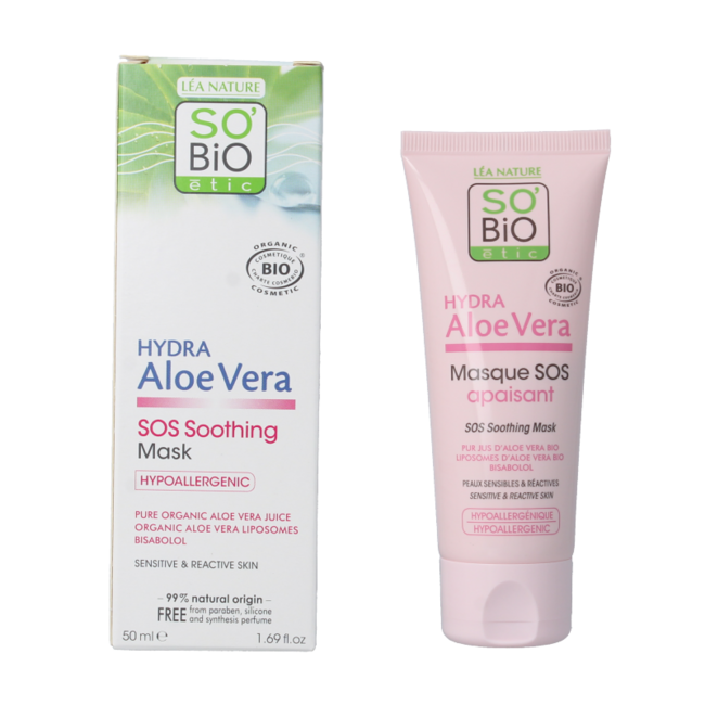 Masque apaisant hydratant SOS bio 50 millilitres
