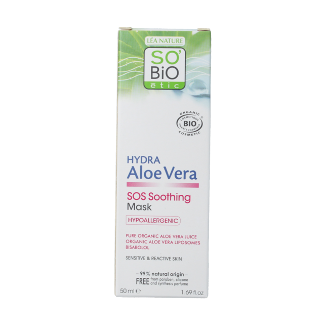 SOS Hydrating Soothing Mask Organic 50ml