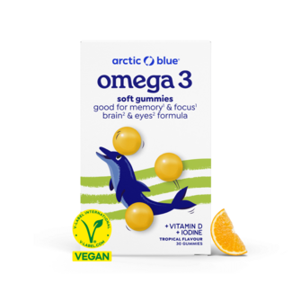 Arctic Blue Omega 3 gummy vegan 30 Gummies