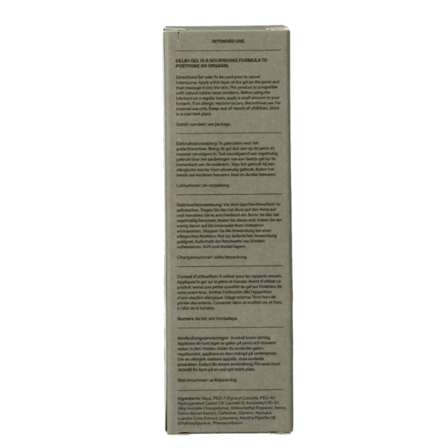 Delay Gel 30 Millilitre