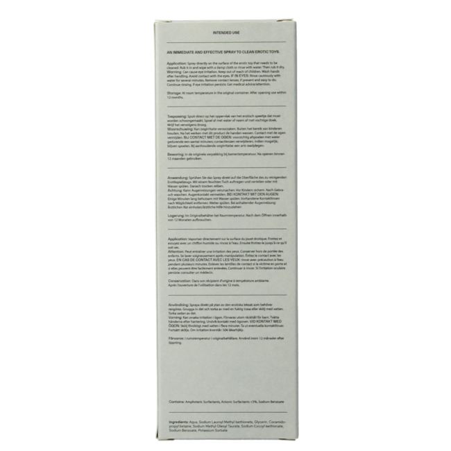 Nettoyant naturel pour accessoires intimes 100 ml