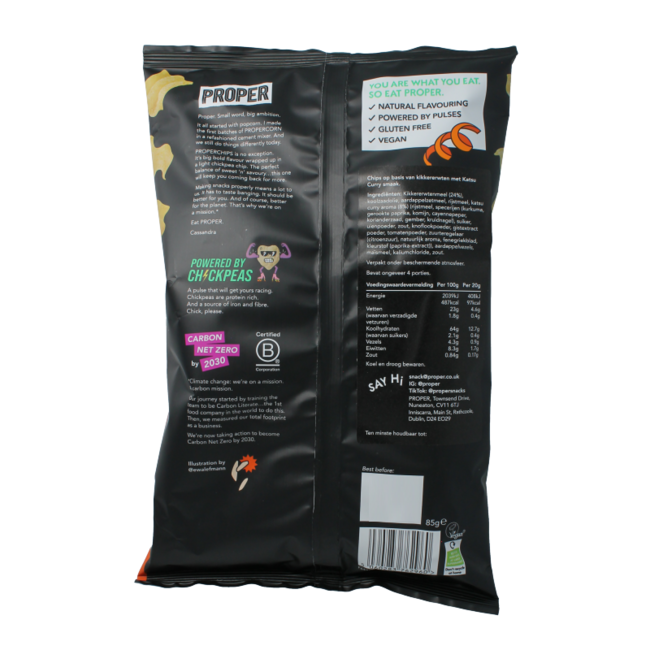 Chips katsu curry gluten-free 85 Gram