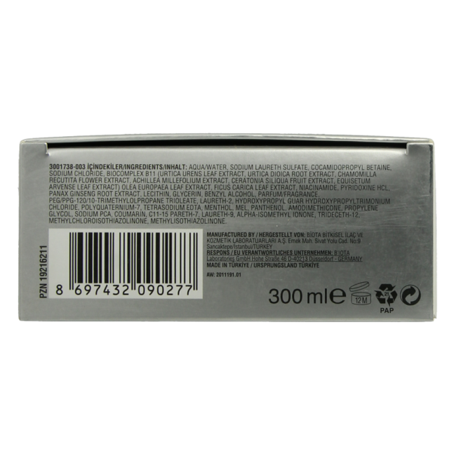 Shampooing cheveux normaux/secs 300 ml