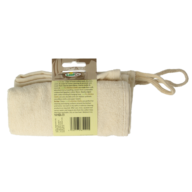 Ekologiczne ściereczki do naczyń LoofCo, 2 sztuki