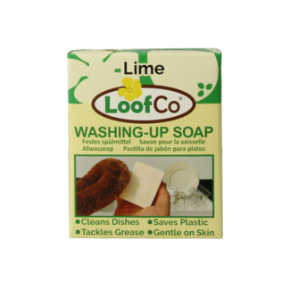 Loofco Mydło do mycia naczyń bez oleju palmowego, limonka, bio, 1 szt.