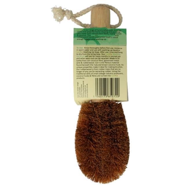 Brosse à vaisselle avec manche en coco bio, 1 pièce