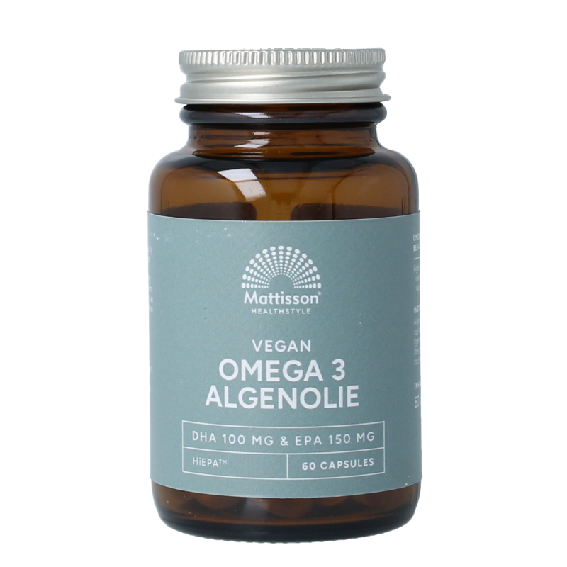 Mattisson Olio Alghe Vegan Omega 3 | EPA & DHA per Benessere