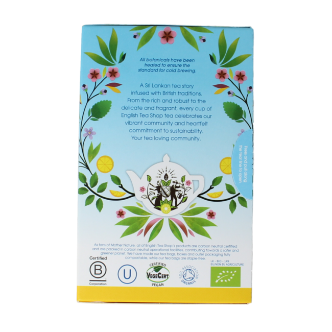 Sélection de thés glacés bio 20 sachets