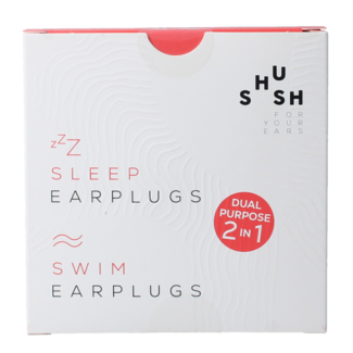 Shush Bouchons d'oreilles pour le sommeil et la natation, 1 paire