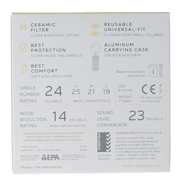 Motorrad-Ohrstöpsel 1 Paar