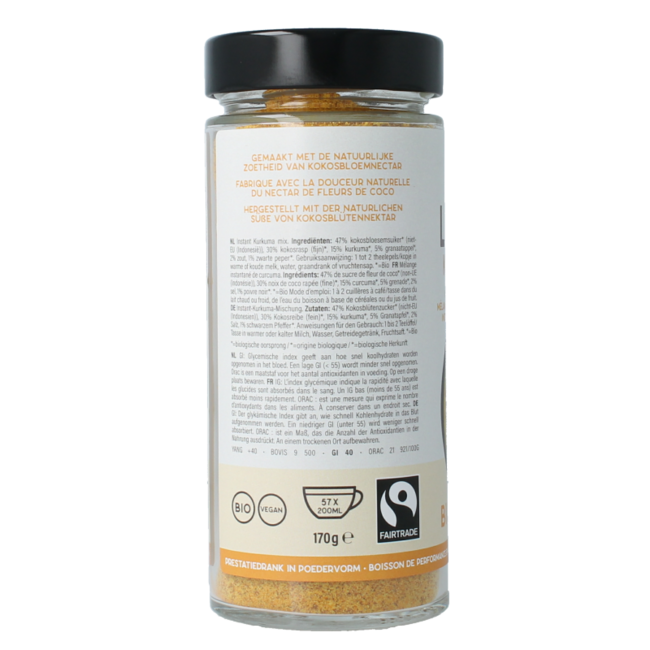 Bio Kurkuma Latte 170 Gramm
