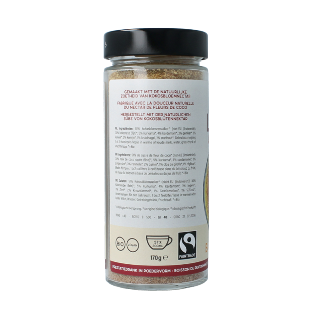 Latte ayurveda bio 170 gramos