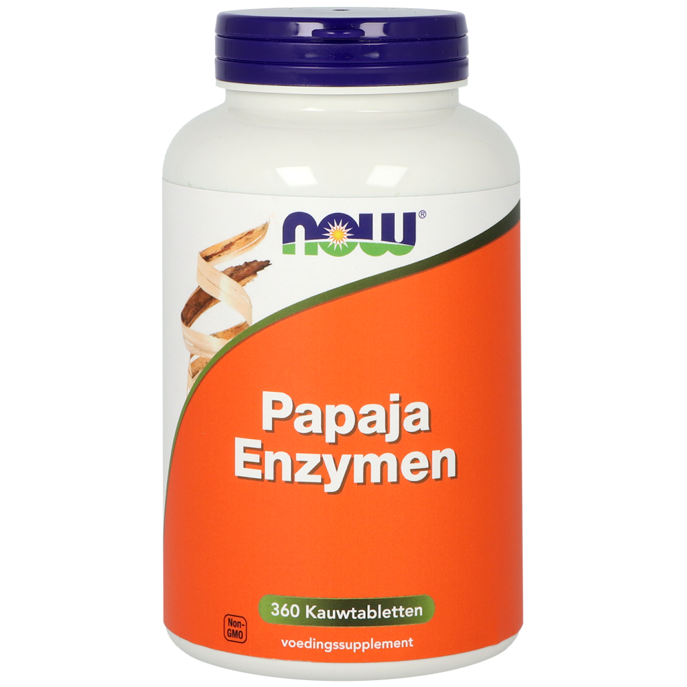NOW Enzimi di Papaya 360 Compresse Masticabili - Digestione