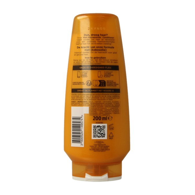 Conditioner extra oil fine coconut oil 250 Millilitres