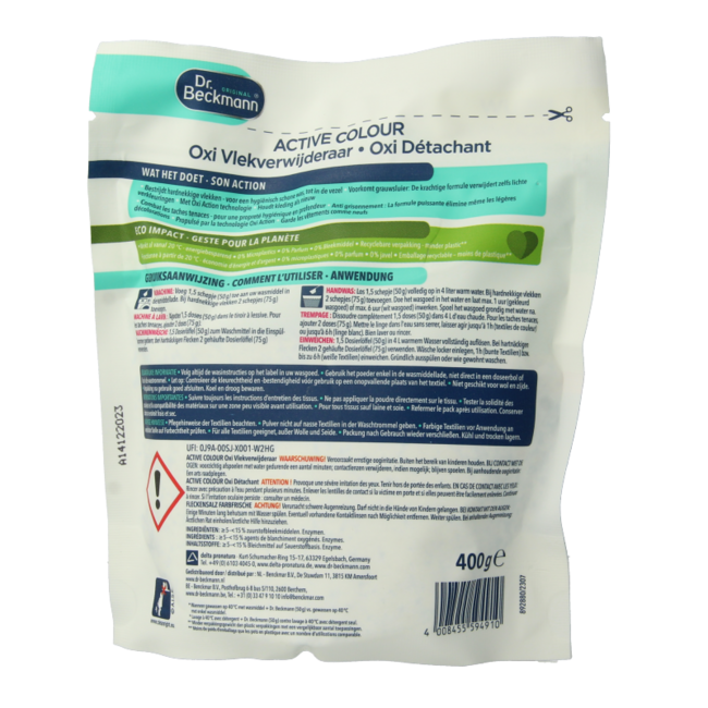 Active colour oxi stain remover 400 Gram