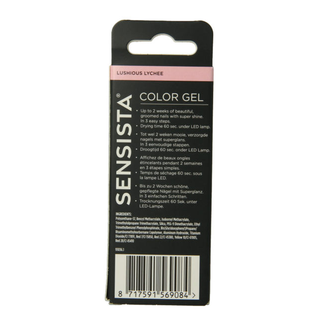 Esmalte de uñas en gel Color gel lushious lychee 7,5 ml