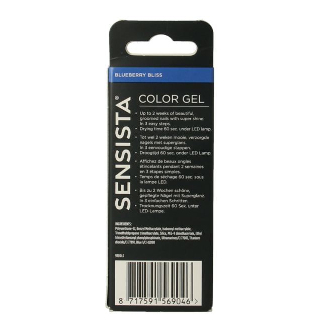 Color gel blueberry bliss 7.5 Millilitre