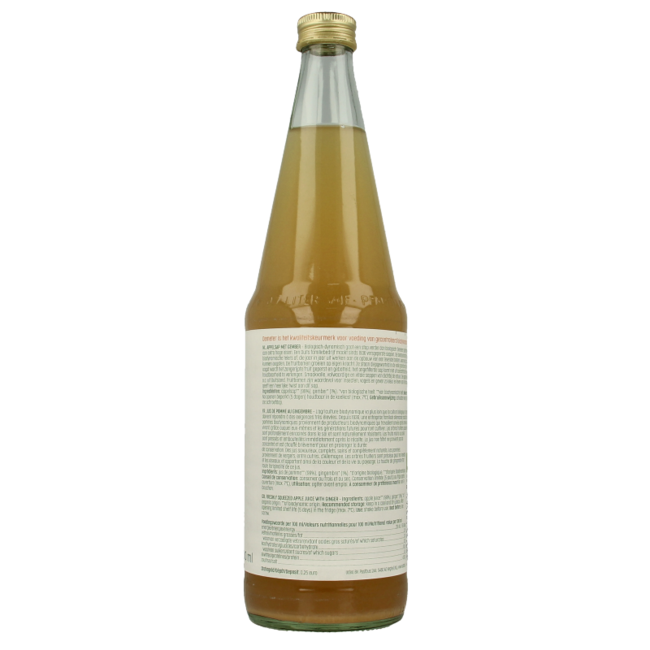 Jus de pomme au gingembre trouble naturel demeter bio 700 ml