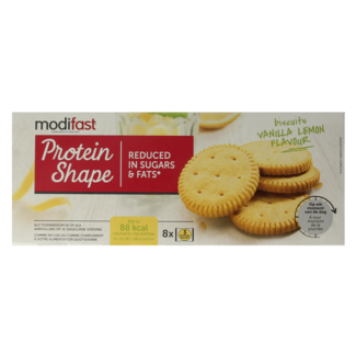 Modifast Proteine shape biscuits vanilla and lemon 156 Gram