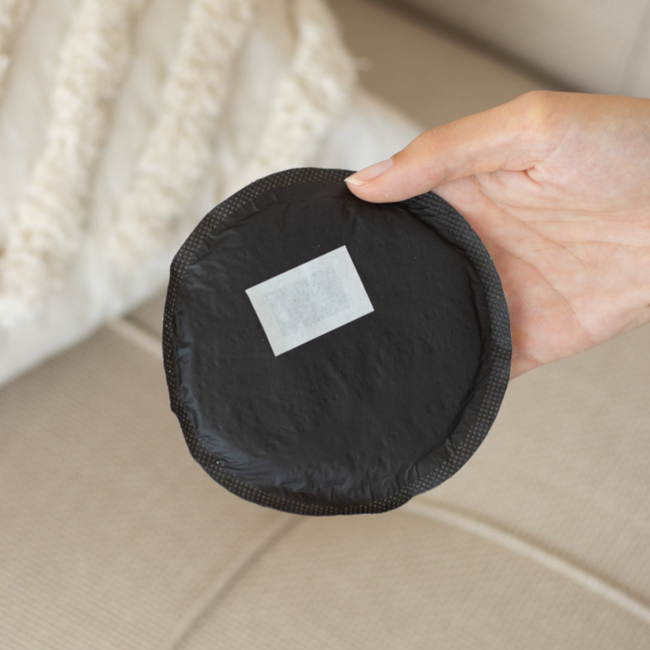 Coussinets d'allaitement noirs - 30 pièces