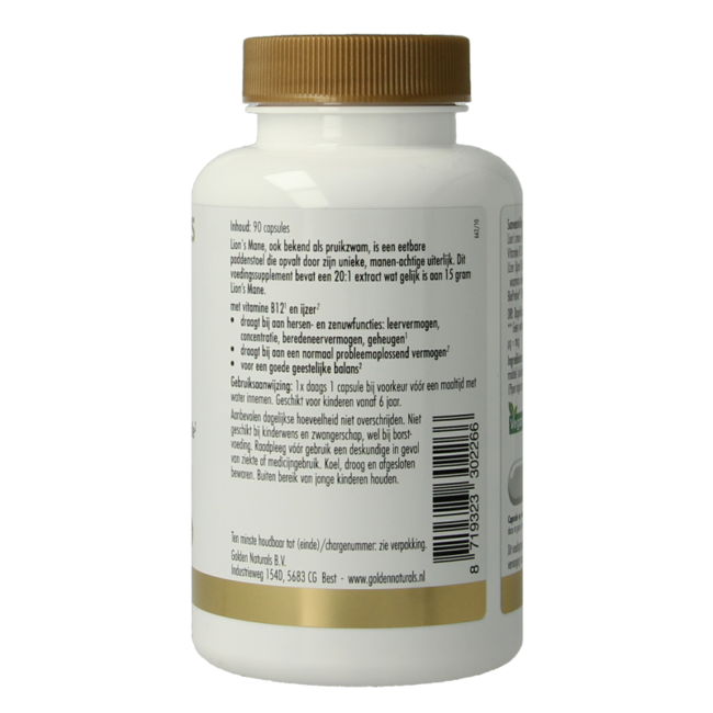 Lion's Mane 90 vegetarische Kapseln