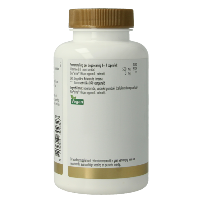 Vitamin B3 Niacinamid 120 Vegetarische Kapseln